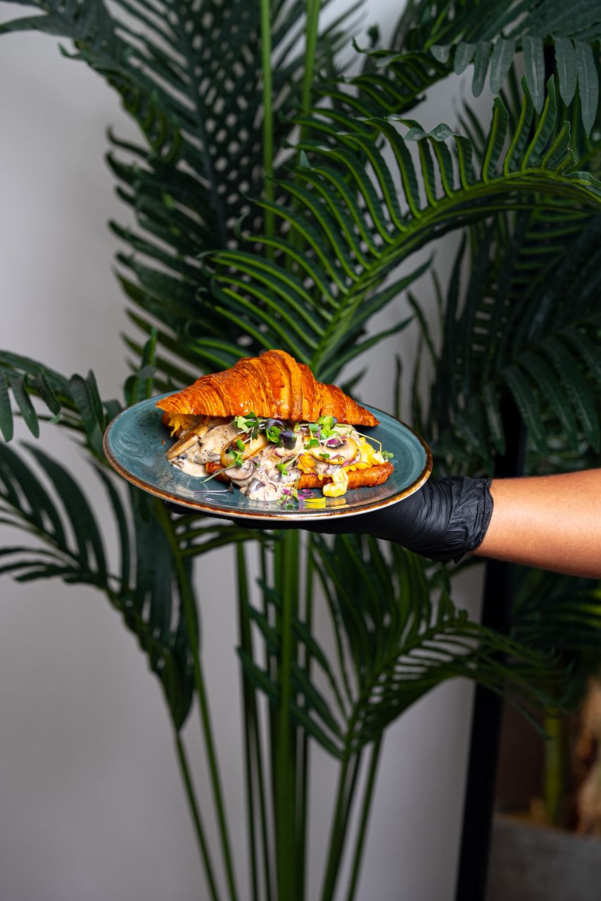 Scrambled egg truffle Croissant by Chef Zulaika